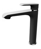 Wiesbaden Wastafelkraan Tarma XL Zwart / Chroom Hoog - 29.4257