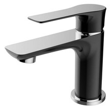 Wiesbaden Wastafelkraan Casma Zwart / Chroom Laag - 29.4267