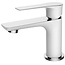 Wiesbaden Wiesbaden Wastafelkraan Casma Wit / Chroom Laag - 29.4266