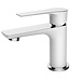 Wiesbaden Wastafelkraan Casma Wit / Chroom Laag - 29.4266