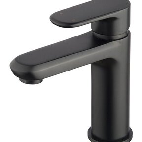 Wiesbaden Wastafelkraan Trop Mat Zwart Laag - 29.3522