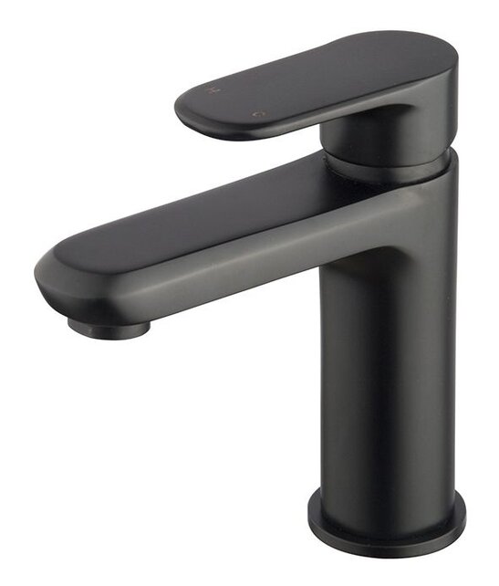 Wiesbaden Wastafelkraan Trop Mat Zwart Laag - 29.3522 Wiesbaden Wastafelkraan Trop Mat Zwart Laag - 29.3522