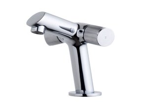 Wiesbaden Concorde 2-knops Wastafelkraan Chroom met Waste - 29.4220