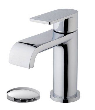 Wiesbaden Wiesbaden Lima wastafelkraan Chroom met Waste - 29.3950