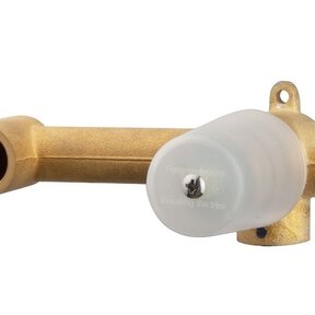 Wiesbaden inbouwdeel wastafelkraan Slim met coldstart eenhendel