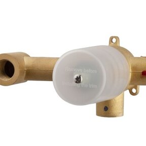 Wiesbaden inbouwdeel wastafelkraan Caral met coldstart eenhendel