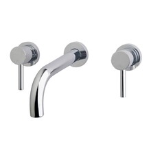 Wiesbaden Inbouw wastafelkraan Caral Chroom 2-knops - 29.4115