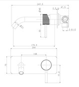 Wiesbaden Inbouw wastafelkraan Ribbd Geborsteld Staal eenhendel - 29.5331 Wiesbaden Inbouw wastafelkraan Ribbd Geborsteld Staal eenhendel - 29.5331