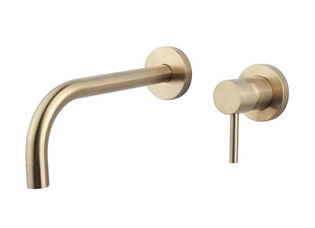 Wiesbaden Inbouw wastafelkraan Slim Twenty Afbouwdeel Geborsteld Messing - 29.5161 Wiesbaden Inbouw wastafelkraan Slim Twenty Afbouwdeel Geborsteld Messing - 29.5161