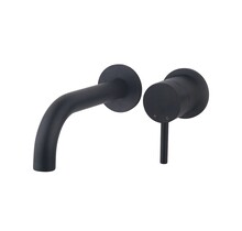 Wiesbaden Inbouw wastafelkraan Caral Twenty Afbouwdeel Mat Zwart - 29.2151