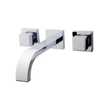 Wiesbaden Rombo inbouw wastafelmengkraan Chroom 2-knops - 29.4119