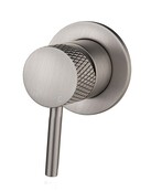 Wiesbaden Ribbd inbouw 1-weg douchemengkraan geborsteld staal - 29.5341 Wiesbaden Ribbd inbouw 1-weg douchemengkraan geborsteld staal - 29.5341