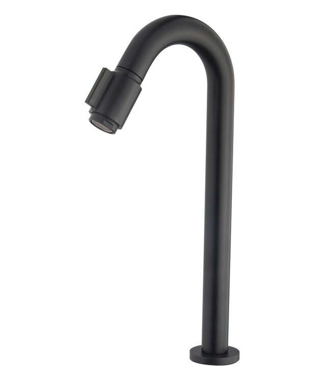 SANI-SUPPLY Parro Mini Toilet Fonteinset Victoria Zwart met Handdoekhouder hardsteen waskom 40x22x8cm