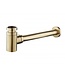 SANI-SUPPLY Parro Mini Toilet Fonteinset Victoria Geborsteld Goud met Handdoekhouder hardsteen waskom 40x22x8cm