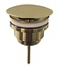 SANI-SUPPLY Parro Mini Toilet Fonteinset Victoria Geborsteld Goud met Handdoekhouder hardsteen waskom 40x22x8cm