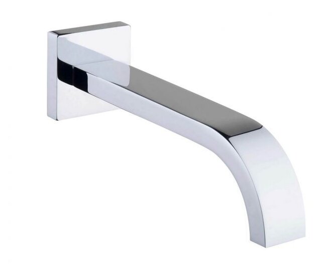 Wiesbaden Rombo inbouw-uitloop 20cm Vierkant chroom - 29.3985