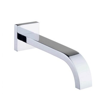 Wiesbaden Wiesbaden Rombo inbouw-uitloop 25cm Vierkant chroom - 29.4015