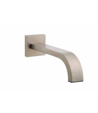 Wiesbaden Wiesbaden Rombo inbouw-uitloop 22 cm Vierkant Geborsteld Staal - 29.3997