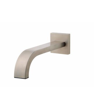 Wiesbaden Wiesbaden Rombo inbouw-uitloop 25 cm Vierkant Geborsteld Staal - 29.4017