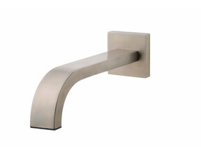 Wiesbaden Rombo inbouw-uitloop 30 cm Vierkant Geborsteld Staal - 29.4018