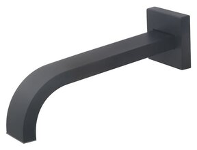 Wiesbaden Rombo inbouw-uitloop 22 cm Vierkant Mat Zwart - 29.2985