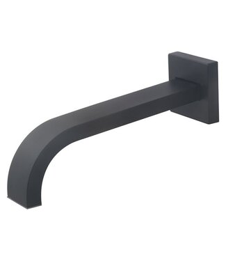 Wiesbaden Wiesbaden Rombo inbouw-uitloop 22 cm Vierkant Mat Zwart - 29.2985