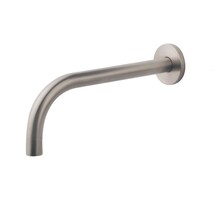 Wiesbaden Slim 18mm Uitloop Geborsteld Staal 20cm 1/2" Rond - 29.4035