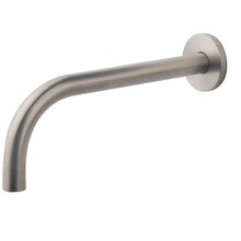 Wiesbaden Slim 18mm Uitloop Geborsteld Staal 20cm 1/2" Rond - 29.4035