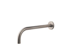 Wiesbaden Slim 18mm Uitloop Geborsteld Staal 25cm 1/2" Rond - 29.4036