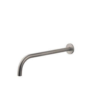 Wiesbaden Wiesbaden Slim 18mm Uitloop Geborsteld Staal 30cm 1/2" Rond - 29.4037