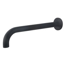 Wiesbaden Caral Inbouw Uitloop Mat Zwart 30cm Rond 1/2" - 29.2946