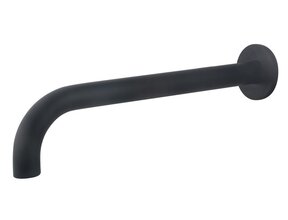 Wiesbaden Caral Inbouw Uitloop Mat Zwart 30cm Rond 1/2" - 29.2946