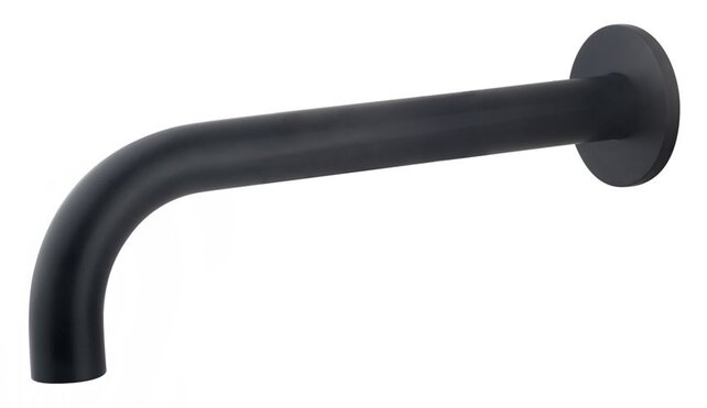 Wiesbaden Caral Inbouw Uitloop Mat Zwart 25cm Rond 1/2" - 29.2945 Wiesbaden Caral Inbouw Uitloop Mat Zwart 25cm Rond 1/2" - 29.2945