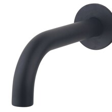 Wiesbaden Caral Inbouw Uitloop Mat Zwart 20cm Rond 1/2" - 29.2944