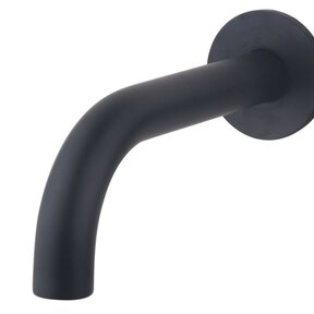 Wiesbaden Caral Inbouw Uitloop Mat Zwart 20cm Rond 1/2" - 29.2944