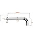Wiesbaden Caral Inbouw Uitloop Mat Zwart 20cm Rond 1/2" - 29.2944