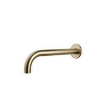 Wiesbaden Caral Inbouw Uitloop Geborsteld Messing 30cm Rond 1/2" - 29.5946