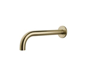 Wiesbaden Caral Inbouw Uitloop Geborsteld Messing 30cm Rond 1/2" - 29.5946