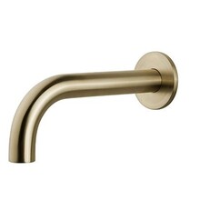 Wiesbaden Caral Inbouw Uitloop Geborsteld Messing 25cm Rond 1/2" - 29.5945