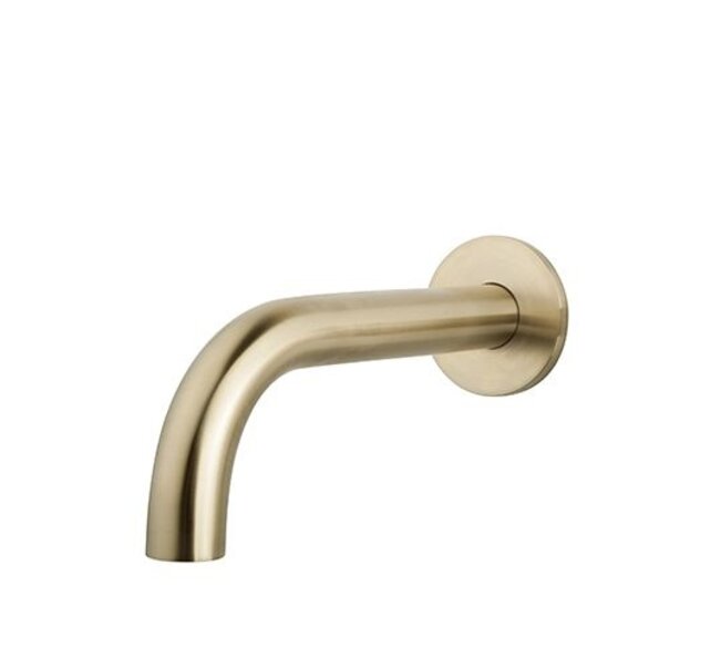 Wiesbaden Caral Inbouw Uitloop Geborsteld Messing 20cm Rond 1/2" - 29.5944 Wiesbaden Caral Inbouw Uitloop Geborsteld Messing 20cm Rond 1/2" - 29.5944