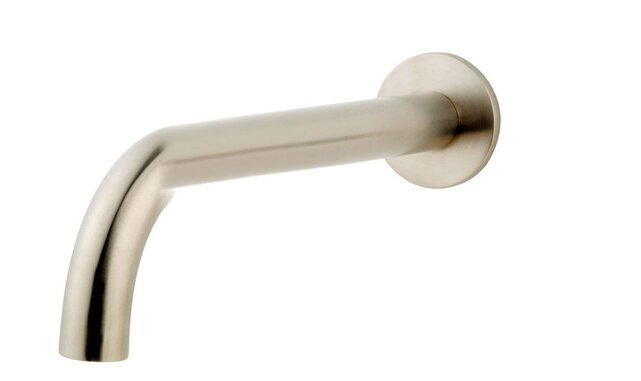 Wiesbaden Caral Inbouw Uitloop Geborsteld Staal 30cm Rond 1/2" - 29.3948