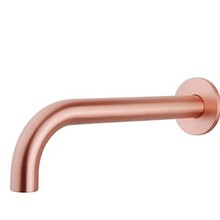 Wiesbaden Caral Inbouw Uitloop Geborsteld koper 25cm Rond 1/2" - 29.6945