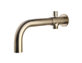 Wiesbaden Caral Inbouw baduitloop met omstel Geborsteld Staal 23cm - 29.4061