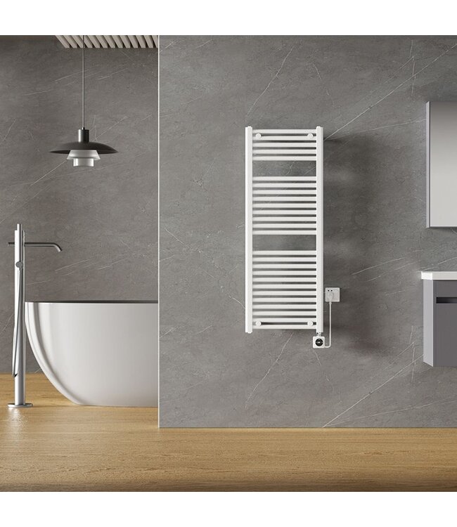 Elara elektrische radiator Smart WiFi 118x45cm Wit 700 Watt