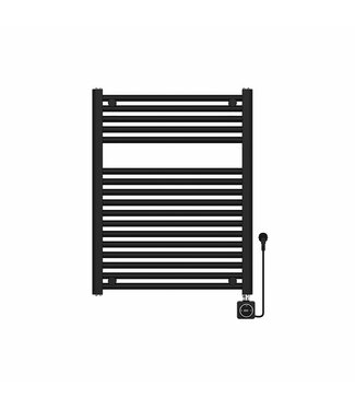 Wiesbaden Elara elektrische radiator Smart WiFi 77x60cm Mat Zwart 400 Watt