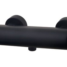 Wiesbaden Douchekraan Caral Mat Zwart Cool Touch - 29.2930 - thermostaatkraan douche 15-HoH