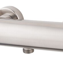 Wiesbaden Douchekraan Caral Geborsteld Staal Cool Touch - 29.4930 - thermostaatkraan douche 15-HoH