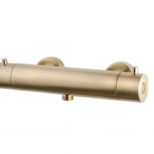 Wiesbaden Douchekraan Caral Geborsteld Messing Cool Touch - 29.5930 - Thermostaatkraan douche 15-HoH