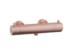 Wiesbaden Douchekraan Caral Geborsteld Koper Cool Touch - 29.6930 - Thermostaatkraan douche 15-HoH