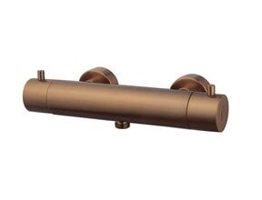 Wiesbaden Douchekraan Caral Geborsteld Koper Brons Cool Touch - 29.6929 - Thermostaatkraan douche 15-HoH
